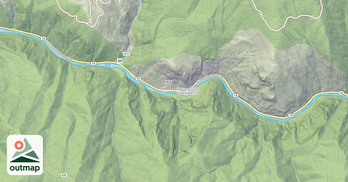 Map of Welcome to the Clearwater