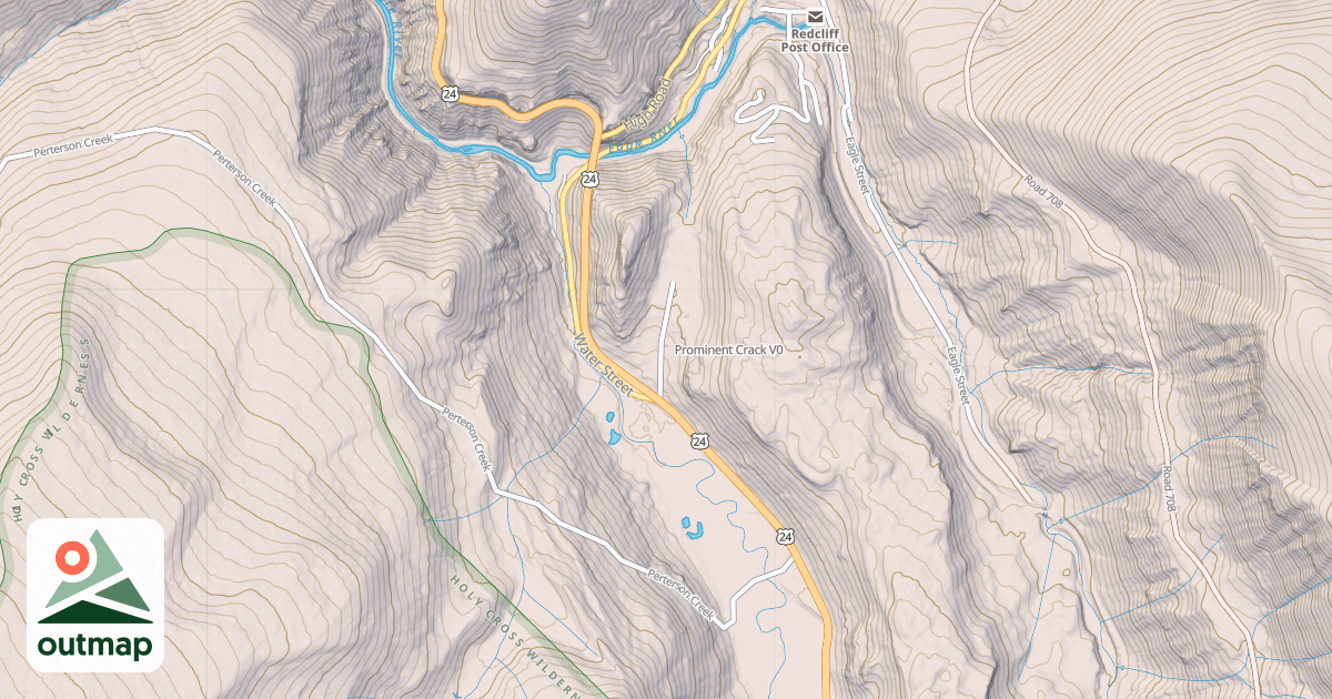 Map of Prominent Crack