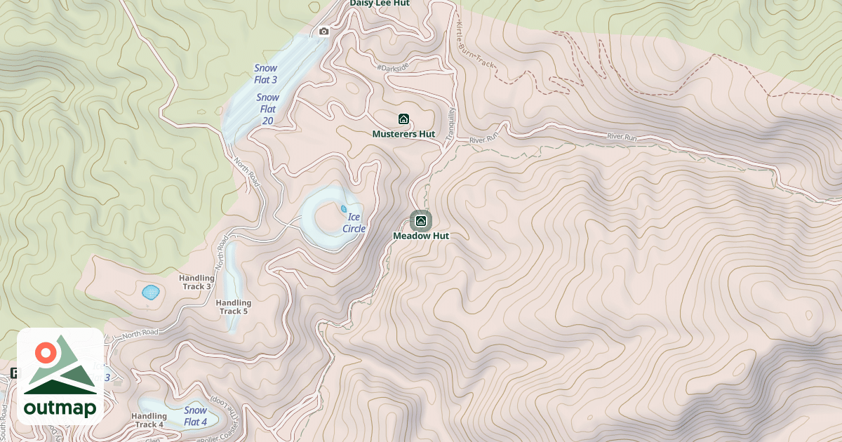 Map of Meadow Hut
