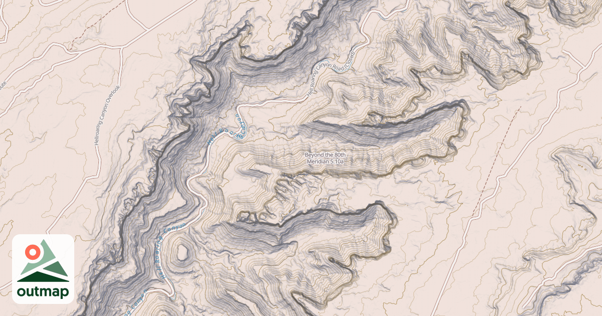 Map of Beyond the 80th Meridian