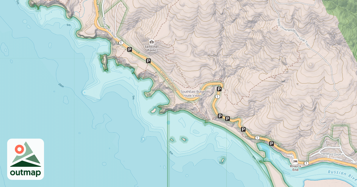 Map of SouthEast Bulge route