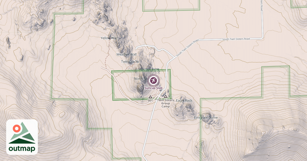 Map of Suncup Slab