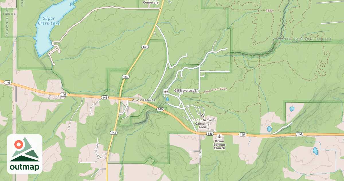Map of Gill Traverse