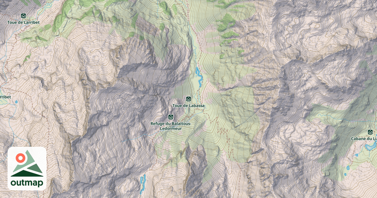 Map of Toue de Labassa
