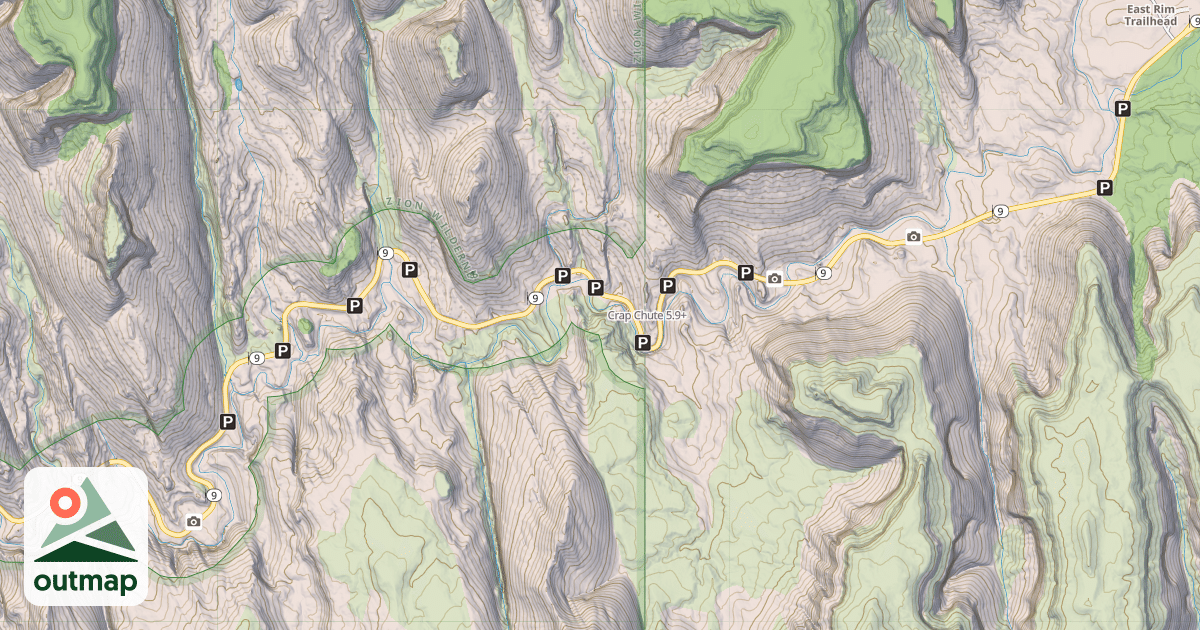 Map of Crap Chute
