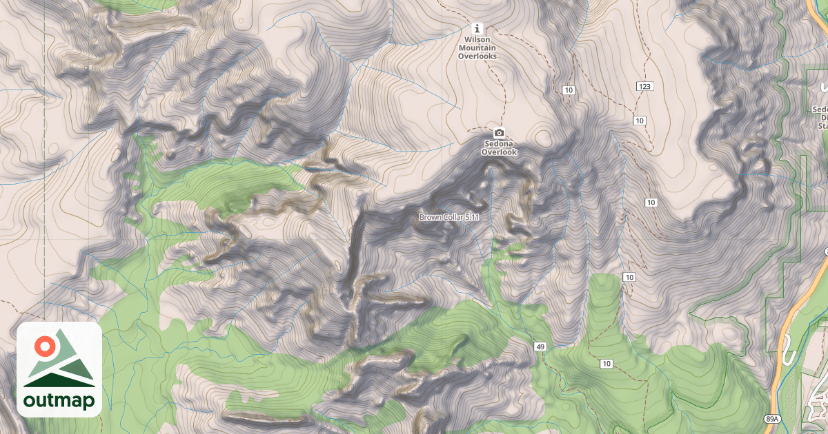 Map of Brown Collar