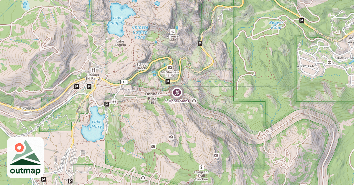 Map of 1. Upper Slabs
