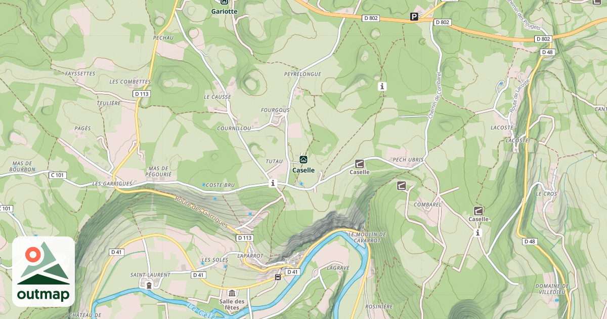 Map of Caselle
