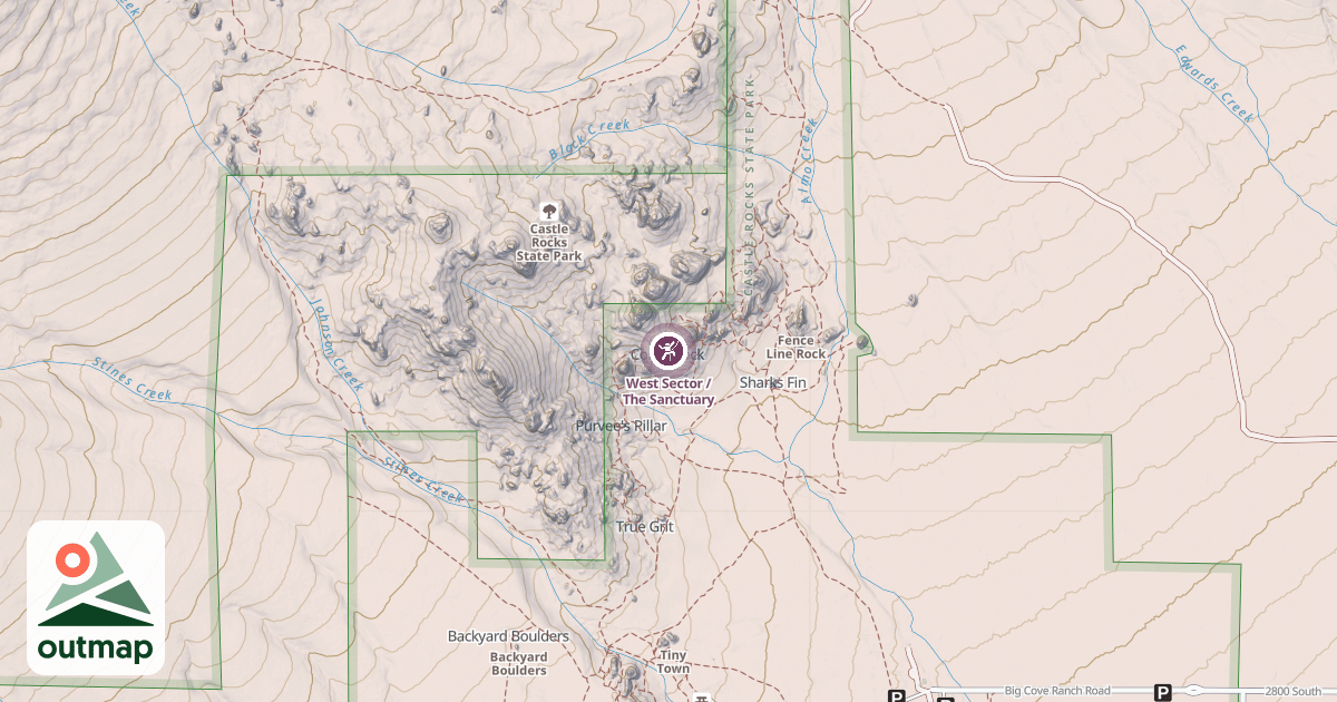 Map of West Sector / The Sanctuary