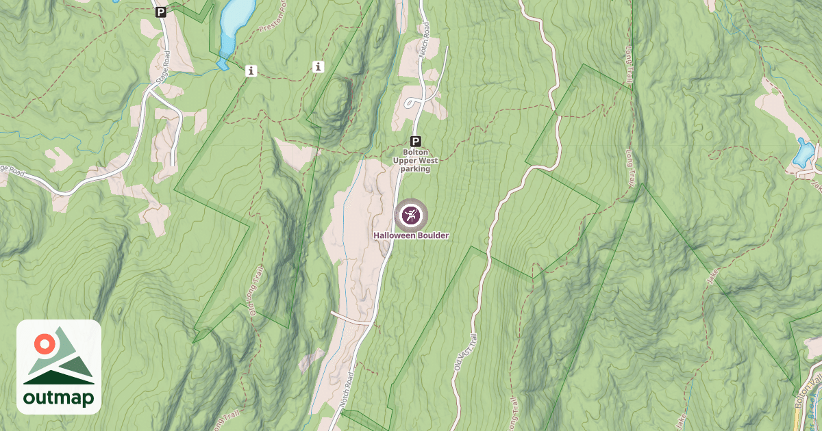 Map of Halloween Boulder