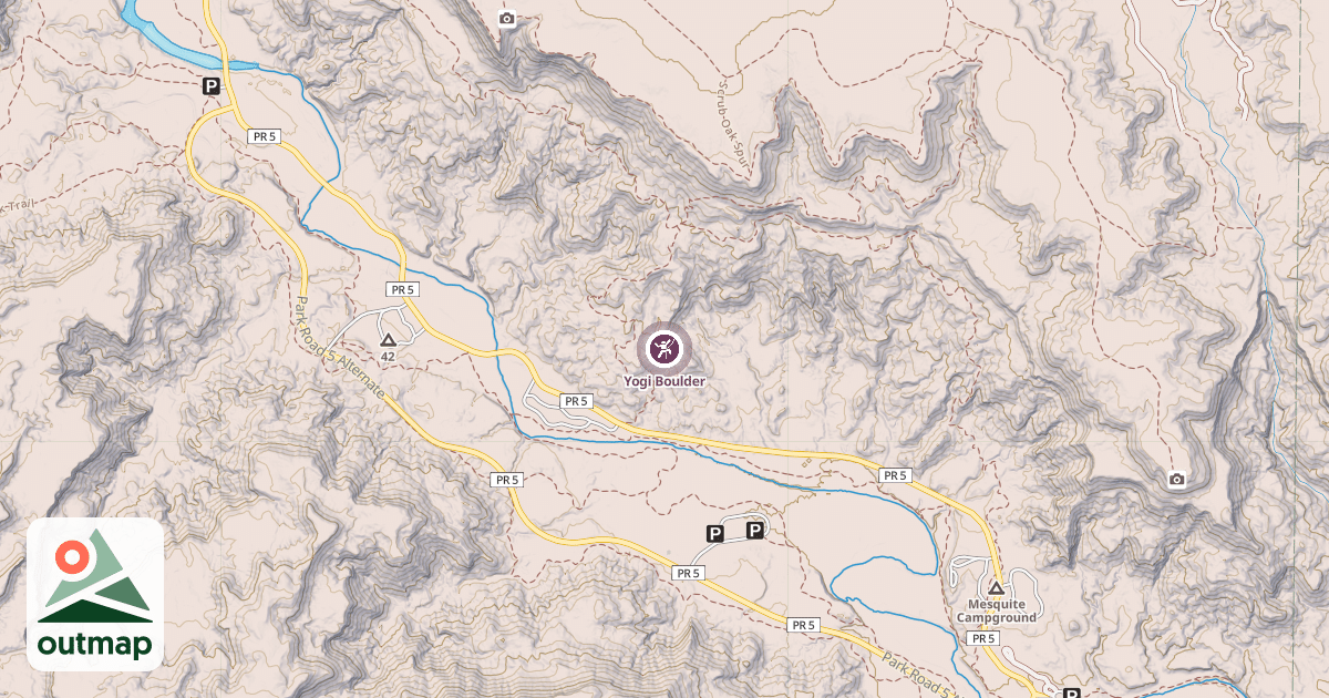 Map of Yogi Boulder