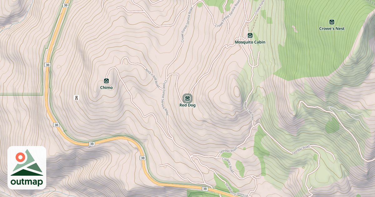 Map of Red Dog