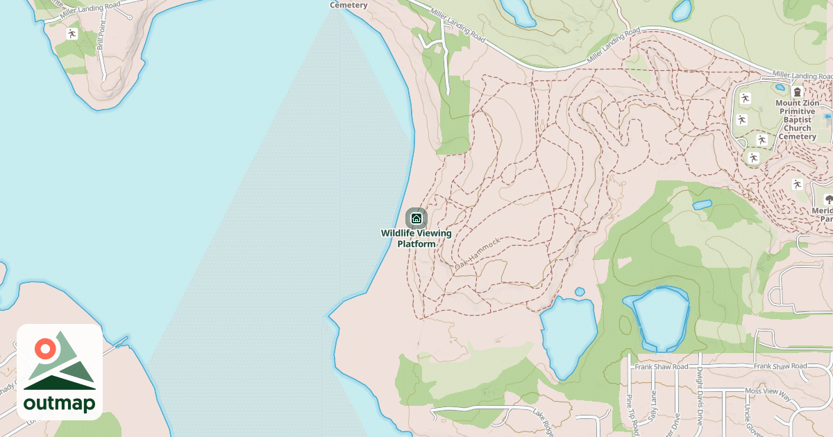 Map of Wildlife Viewing Platform