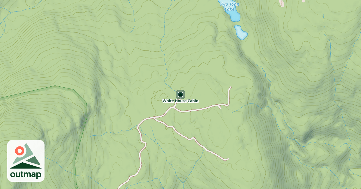 Map of White House Cabin