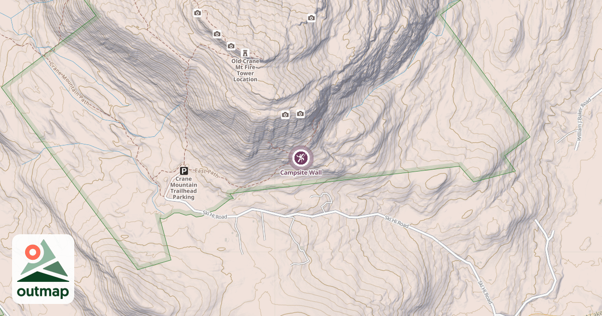 Map of Campsite Wall