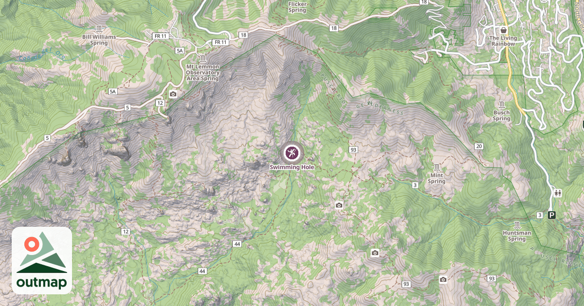 Map of Swimming Hole