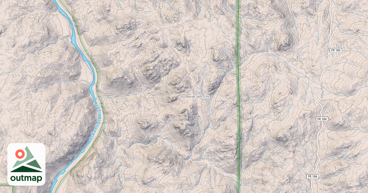 Map of Boner Jam
