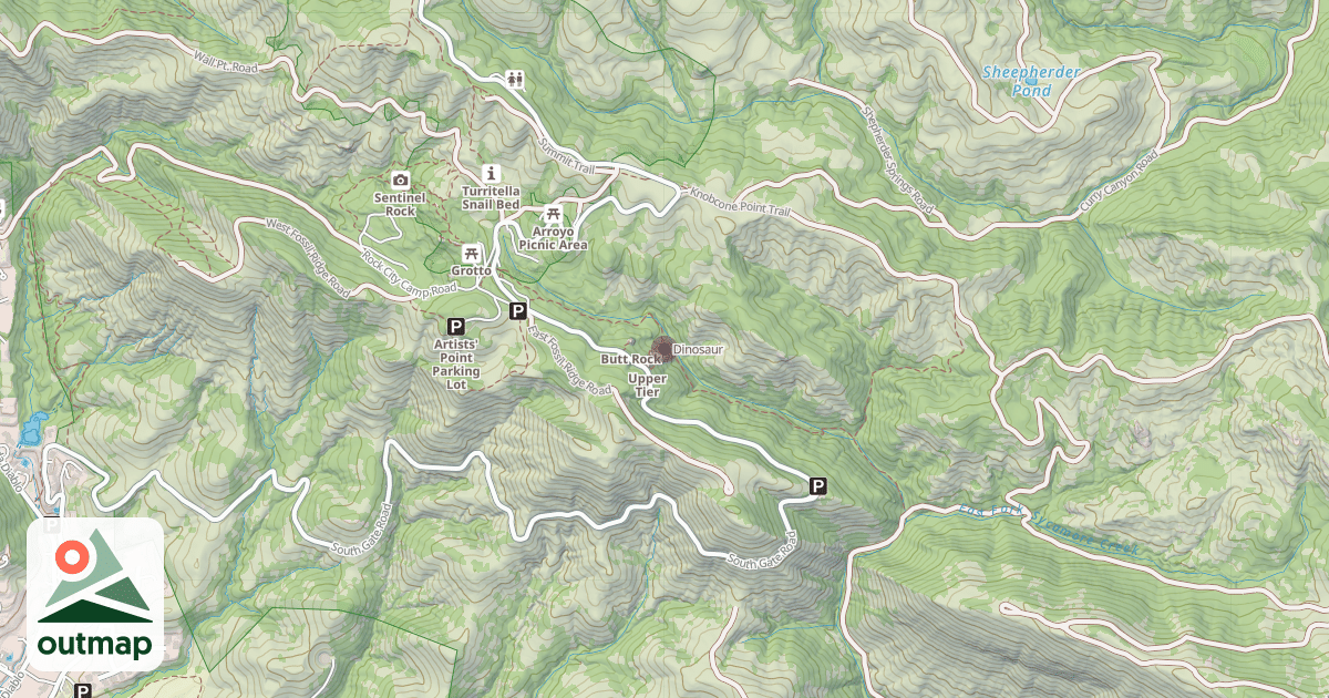 Map of Dinosaur