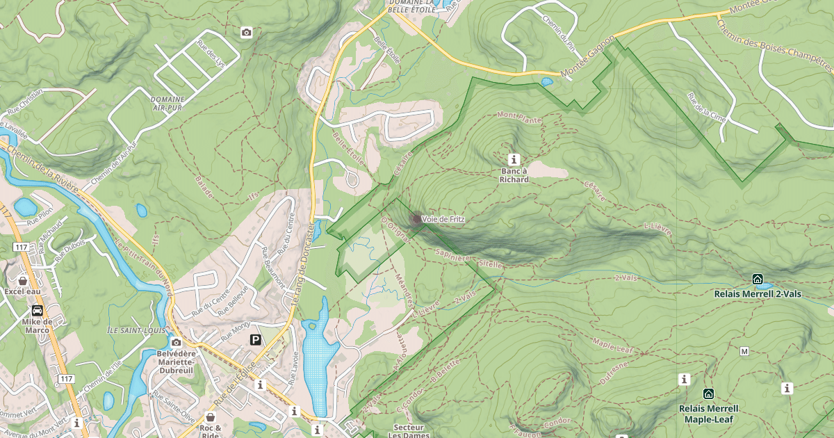 Map preview of Voie de Fritz