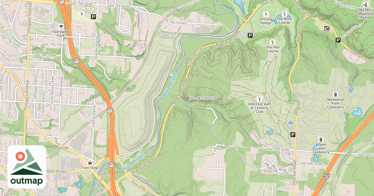 Map of Hans & Frans