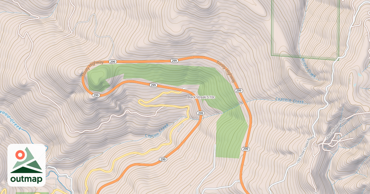 Map of Black Streak