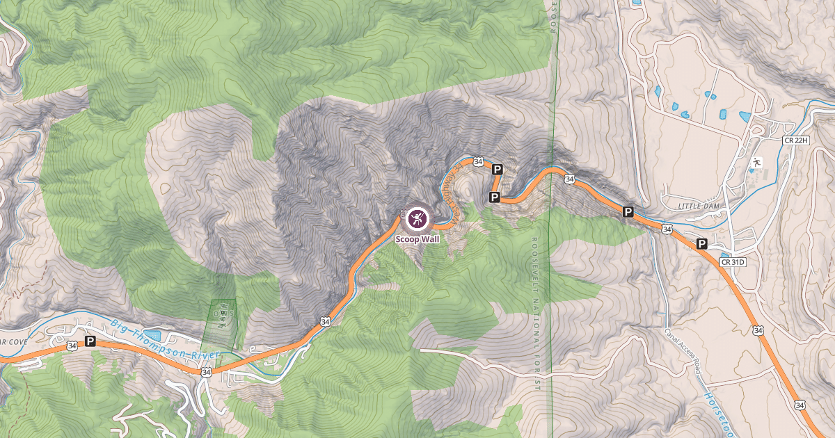 Map preview of Scoop Wall