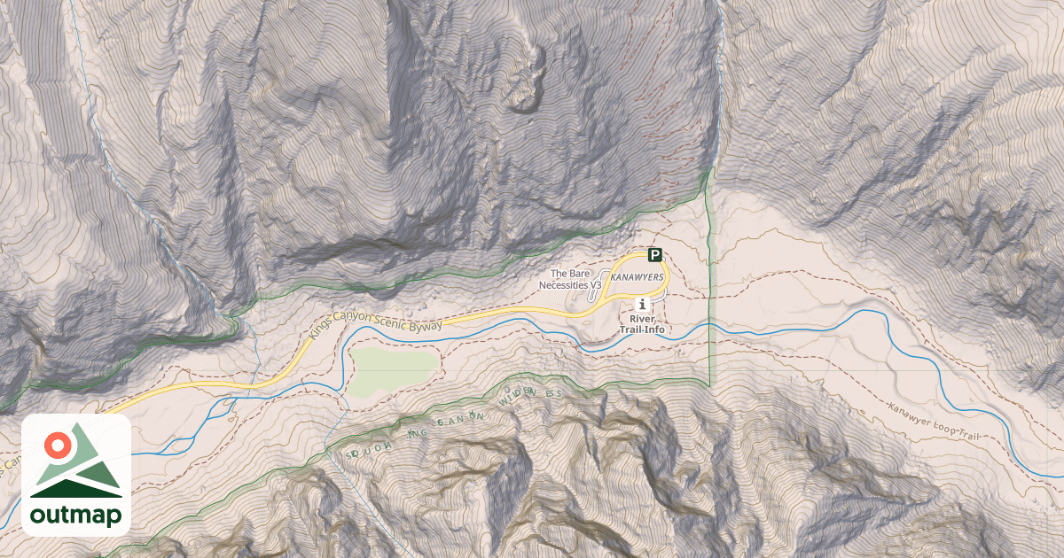 Map of The Bare Necessities