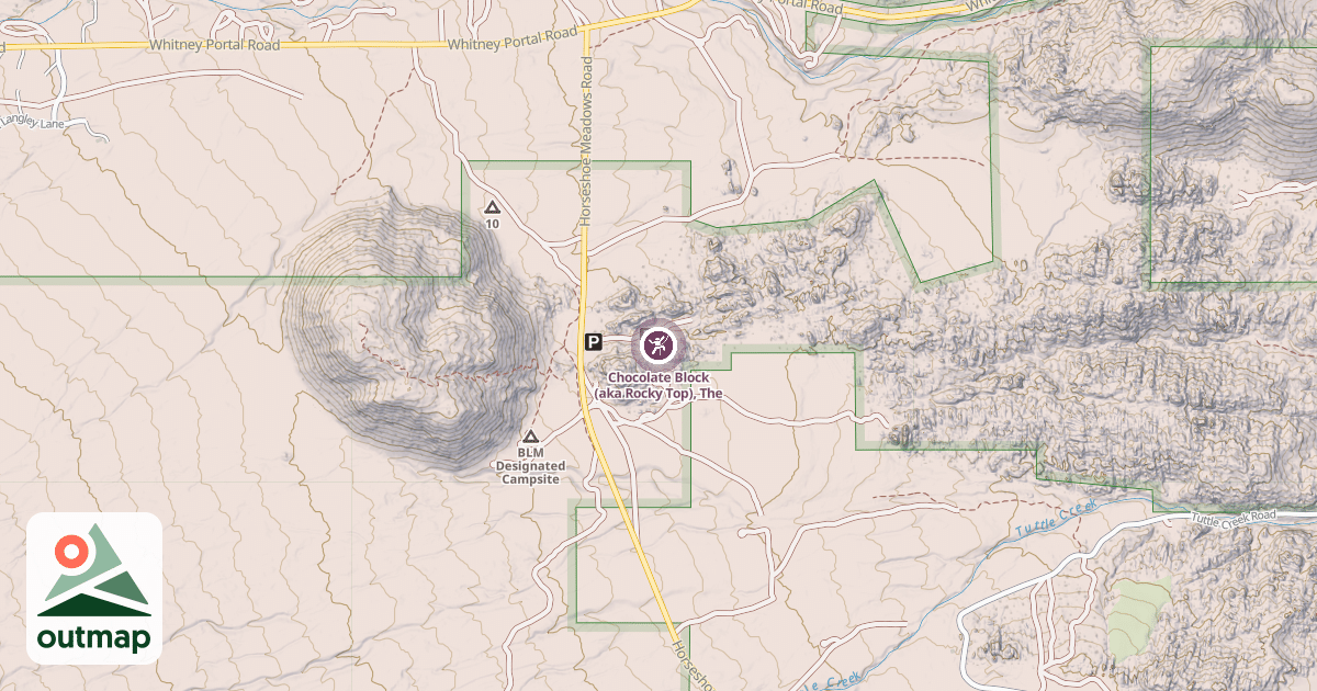Map of Chocolate Block (aka Rocky Top), The