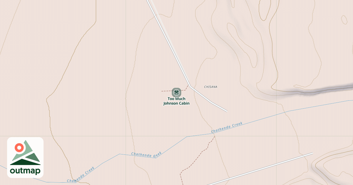 Map of Too Much Johnson Cabin