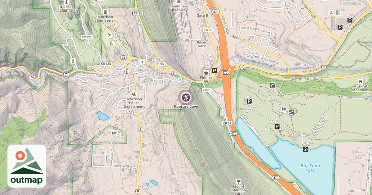Map of Rupture Cave