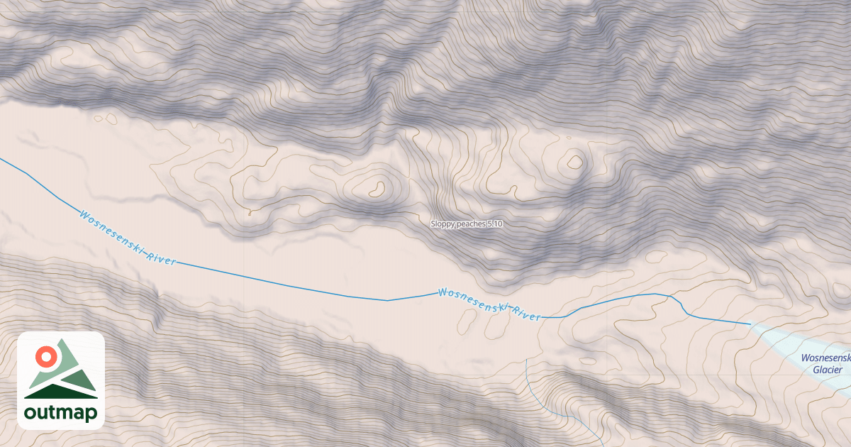 Map of Sloppy peaches
