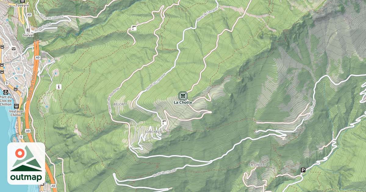 Map of La Chotte