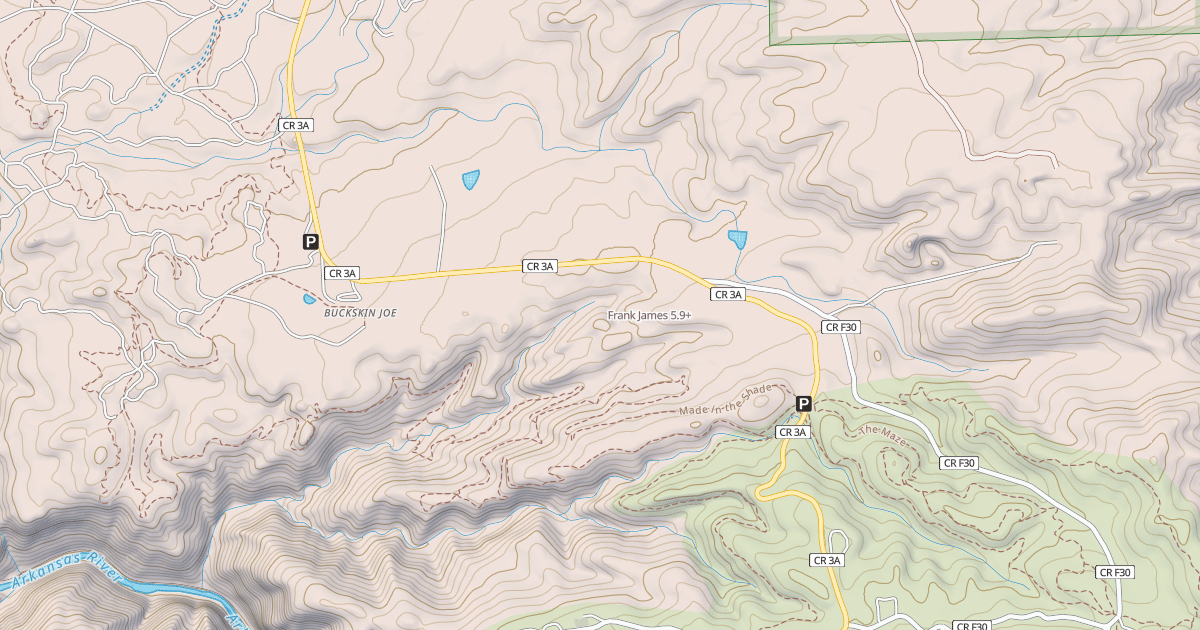 Map preview of Frank James