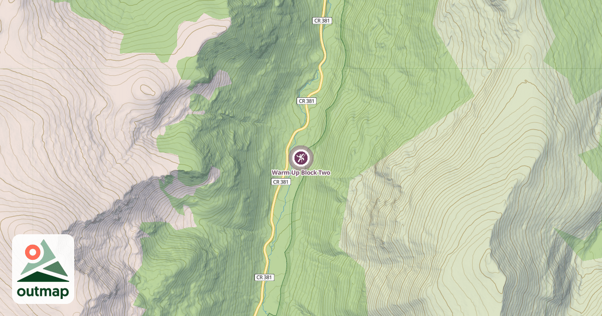 Map of Warm-Up Block Two