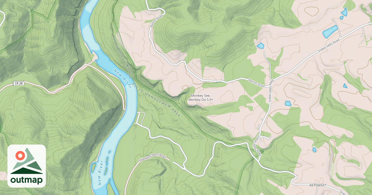 Map of Monkey See, Monkey Do