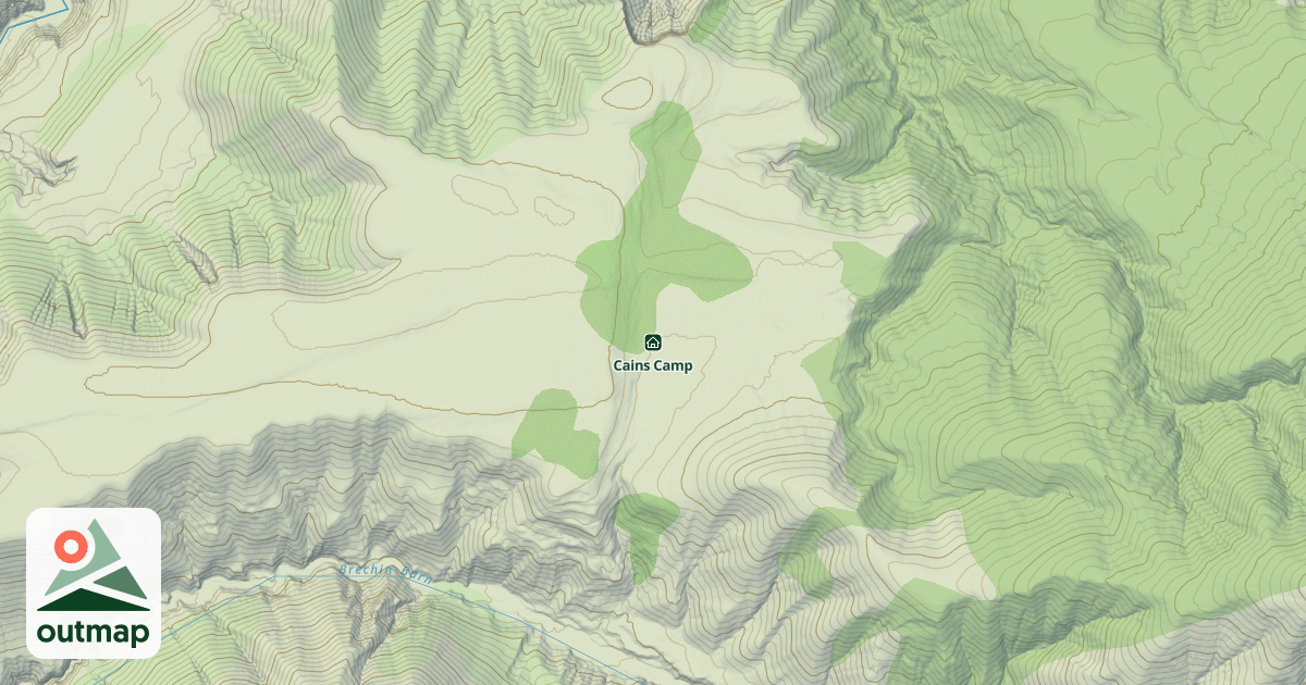 Map of Cains Camp