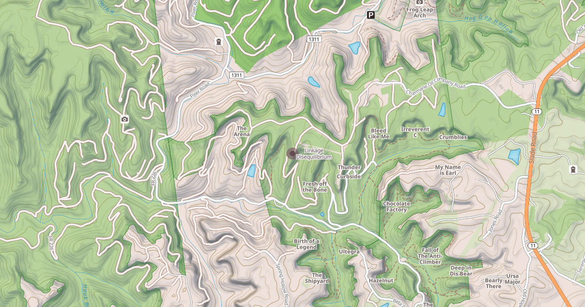 Map preview of Linkage Disequilibrium