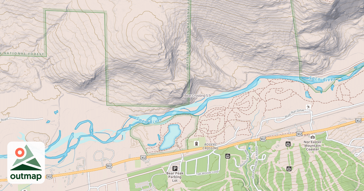 Map of Bear Crossing