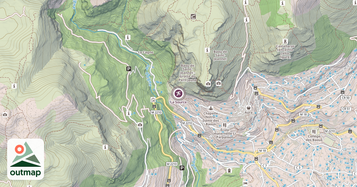 Map of La Source