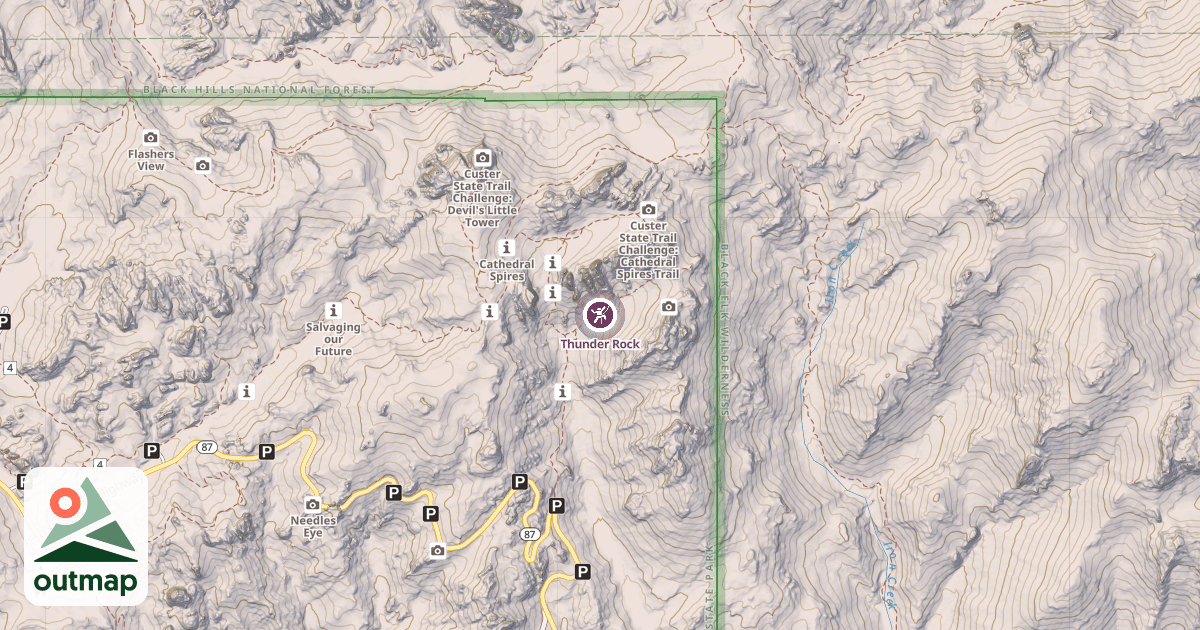 Map of Thunder Rock