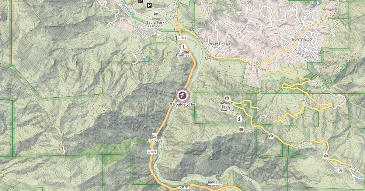 Map preview of X Boulder, The