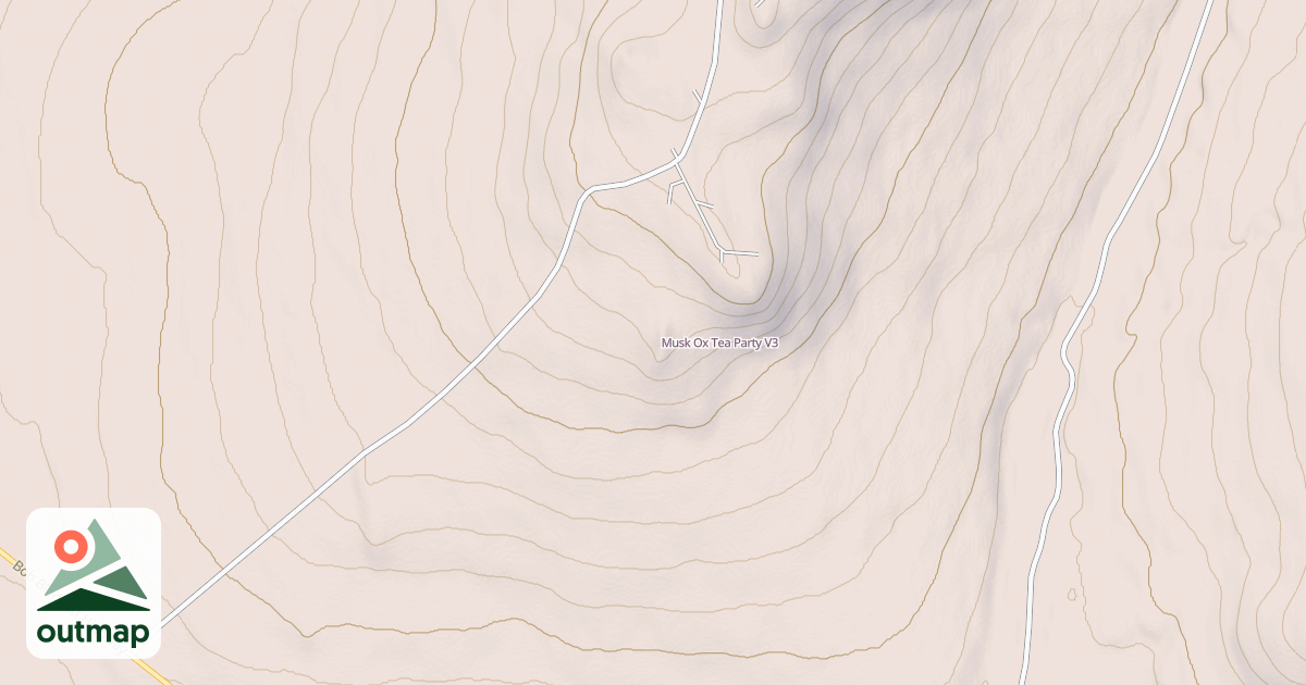 Map of Musk Ox Tea Party