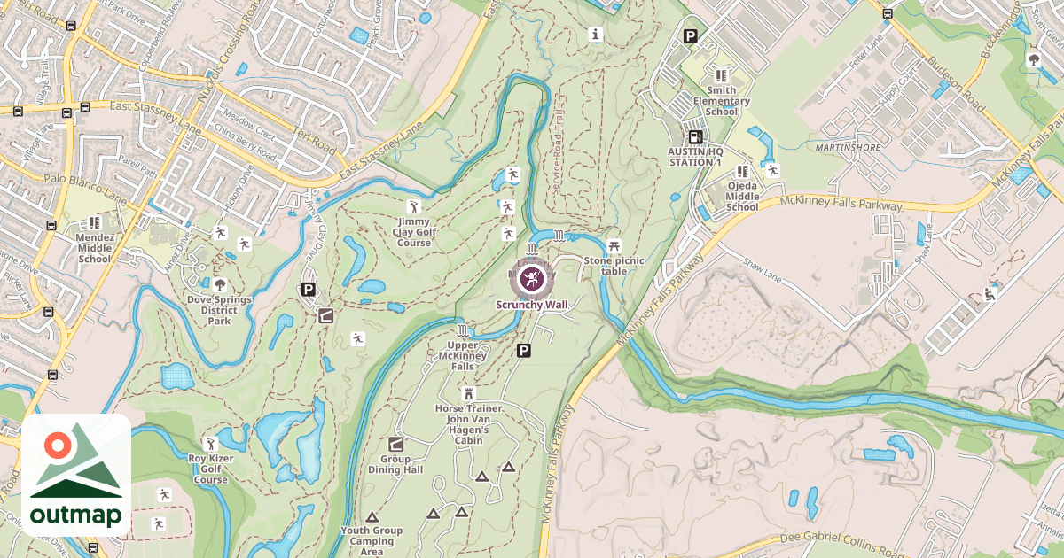 Map of Scrunchy Wall