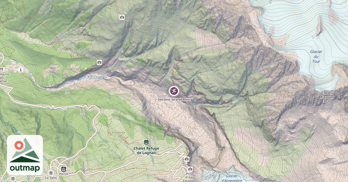Map of Secteur Grand Bleu