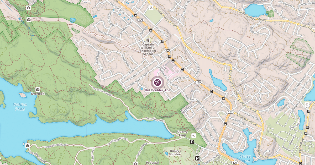 Map preview of Hut Boulder, The
