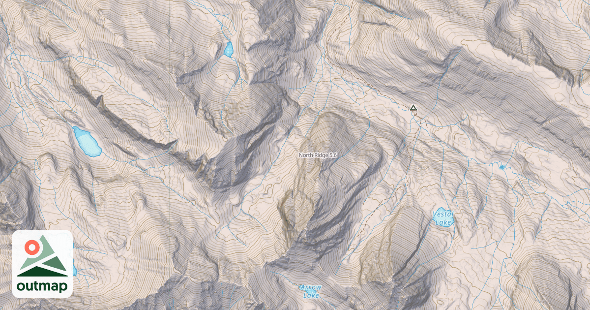 Map of North Ridge