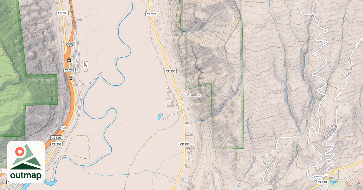 Map of Sun Tan