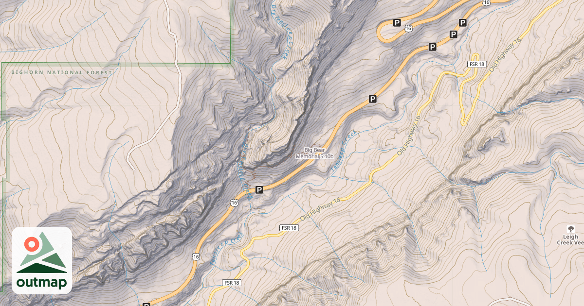 Map of Big Bear Memorial