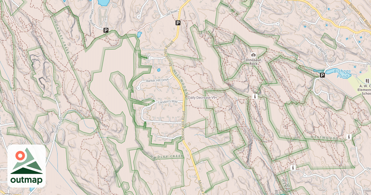 Map of Daily Decrease