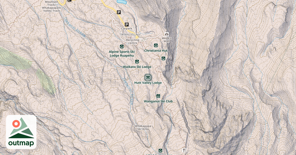 Map of Hutt Valley Lodge